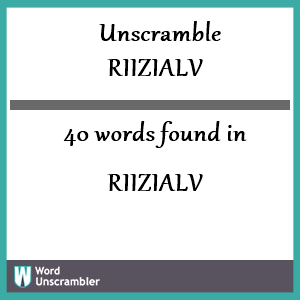 40 words unscrambled from riizialv